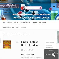 buy LSD BLOTTERS online
