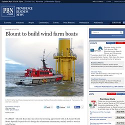 Blount to build wind farm boats