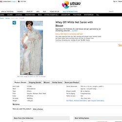 SYS29B : Whey Off White Net Saree with Blouse