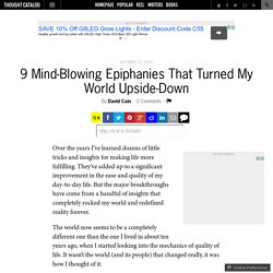 9 Mind-Blowing Epiphanies That Turned My World Upside-Down