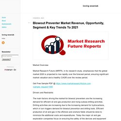 May 2021 Report on Global Blowout Preventer Market Size, Share, Value, and Competitive Landscape 2021
