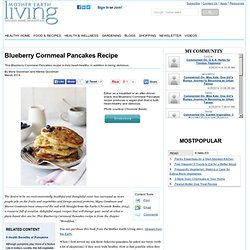 Blueberry Cornmeal Pancakes Recipe - Food and Recipes