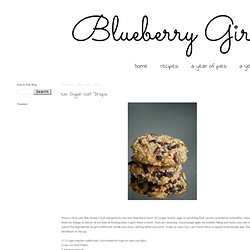 Blueberry Girl: No Sugar Oat Drops