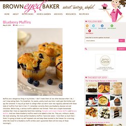 Blueberry Muffins Recipe