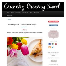 Blueberry Cream Cheese Turnovers Recipe