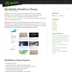 BlueBubble Wordpress Theme — Flexible7 – Design Magazine
