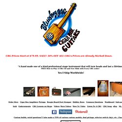 Bluesboy Jag Cigar Box Guitar Starting at $79.99