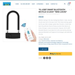 FL-U5BT Bluetooth Bicycle U-Lock