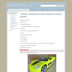 Bluetooth RC car