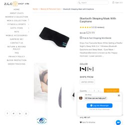 Bluetooth Sleeping Mask with Earphone