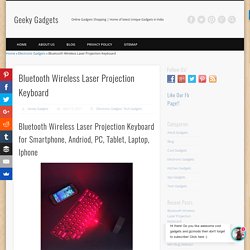 Bluetooth Wireless Laser Projection Keyboard