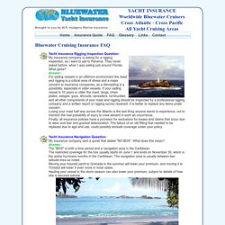 Bluewater Yacht Insurance FAQ