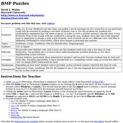 BMP Puzzles by David J. Malan