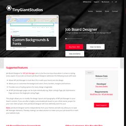 Job Board Designer - Tiny Giant Studios