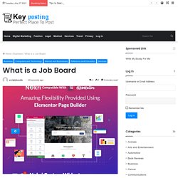 What is a Job Board - Key Positng - Guest Posting What is a Job Board