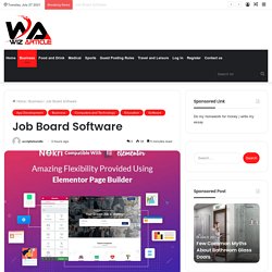 Job Board Software - Wiz Article - Guest Posting Site Job board software