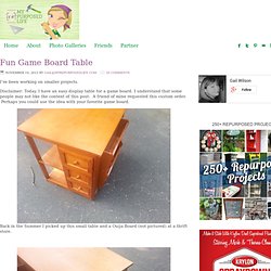 Fun Game Board Table - My Repurposed Life™