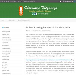 21 Best Boarding / Residential schools in India - Chinmaya Vidyalaya Nauni