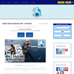 Boat Dive Package Air