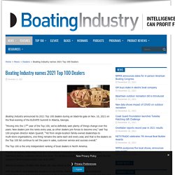 Boating Industry names 2021 Top 100 Dealers