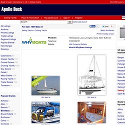 Malo 34 Boats for sale UK, Malo Used boat sales, Malo Sailing Yachts For Sale 1991 Malo 34 - Apollo Duck