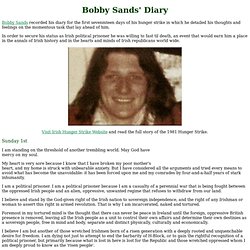 Bobby Sands' Diary - H Blocks Long Kesh