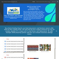 Boca Raton Roofing Experts FL