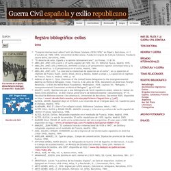 Lidia Bocanegra: Guerra Civil española y exilio republicano