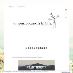 Bocausphère – Blog d'Emilie Court, Conférencière et coach minimaliste et zéro déchet à paris