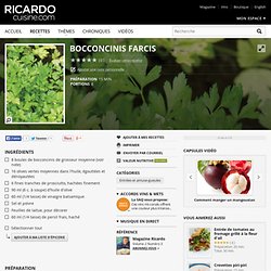 Bocconcinis farcis Recettes