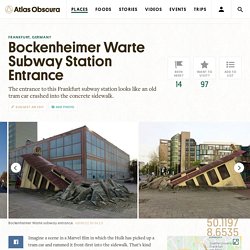 Bockenheimer Warte Subway Station Entrance
