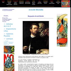 Arnold Böcklin peintre- Biographie Arnold Böcklin, oeuvres Böcklin