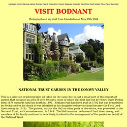 Bodnant Garden Conwy North Wales UK