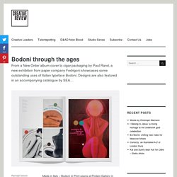 Bodoni through the ages – Creative Review