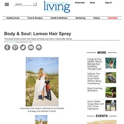 Lemon Hair Spray