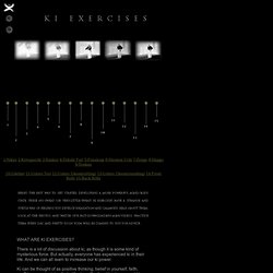 Body Mind And Modem: Ki Exercises