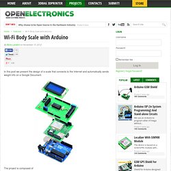 Wi-Fi Body Scale with Arduino