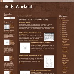 Body Workout: Dumbbell Full Body Workout