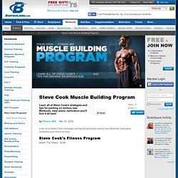 Steve Cook Muscle Building Program