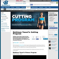 Kathleen Tesori's Cutting Program
