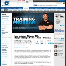 Lee Labrada Fitness 360: Bodybuilding's Perfect Man - Training