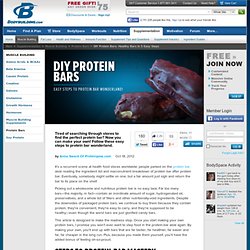 DIY Protein Bars: Healthy Bars In 5 Easy Steps