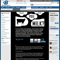 Should You Drink Milk?