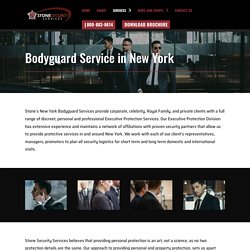 New York Armed Bodyguards