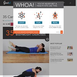 35 Cardio-Based Bodyweight Exercises