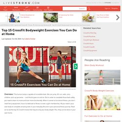 Top 15 CrossFit Bodyweight Exercises You Can Do at Home