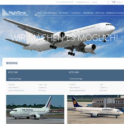 Boeing, Boeing Business Jet / FlightTime