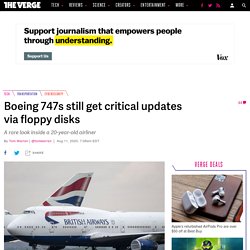 Boeing 747s still get critical updates via floppy disks