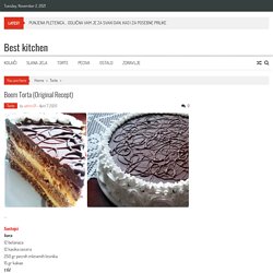 Boem torta (original recept)