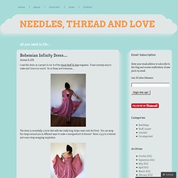 Recovered Bohemian Infinity Dress… « Needles, Thread and Love